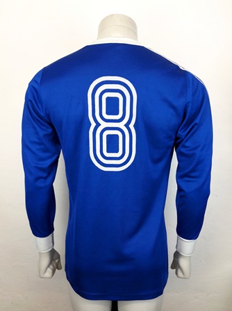 Dynamo Kyiv Kiev match shirt 1976/77, worn by Volodymyr Onyshchenko