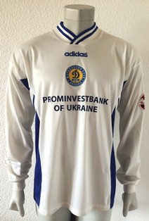 Dynamo Kyiv Kiev match shirt 1996/97, worn by Yevhen Pokhlebayev