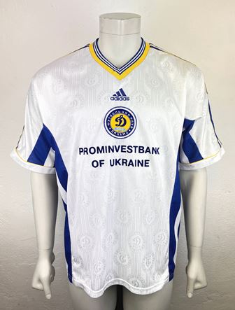 Dynamo Kyiv Kiev match shirt 1998/99, worn by Serhiy Rebrov