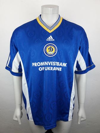 Dynamo Kyiv Kiev match shirt 1998/99, worn by Andriy Husin
