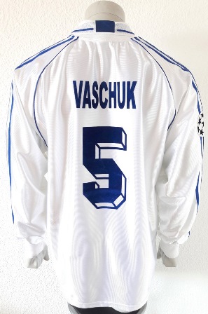 Dynamo Kyiv Kiev match shirt 1999/00, worn by Vladyslav Vashchuk