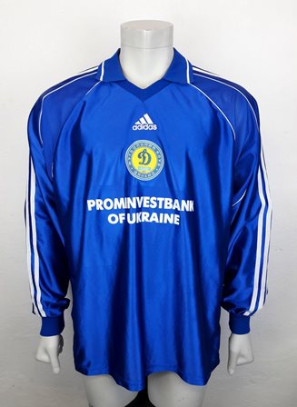 Dynamo Kyiv Kiev match shirt 1999/00, worn by Serhiy Rebrov