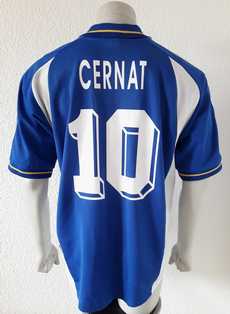 Dynamo Kyiv Kiev match shirt 2001/02, worn by romainian  Florin Cernat