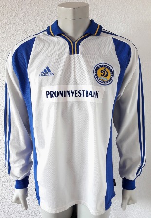 Dynamo Kyiv Kiev match shirt 2001/02, worn by Oleksandr Holovko