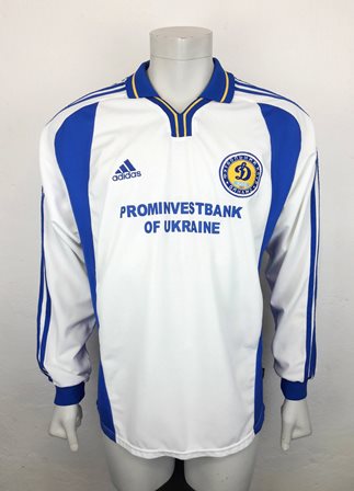 Dynamo Kyiv Kiev match worn shirt 2001/02, by Vladimir Kuzmichyov