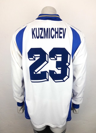 Dynamo Kyiv Kiev match worn shirt 2001/02, by Vladimir Kuzmichyov