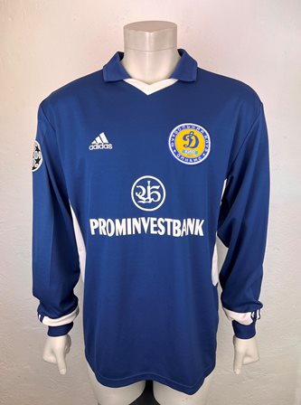 Dynamo Kyiv Kiev match shirt 2002/03, worn by Alyaksandr Khatskevich