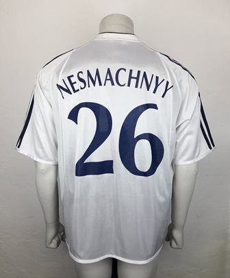 Dynamo Kyiv Kiev match shirt 2003/04, worn by Andriy Nesmachniy