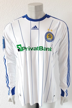Dynamo Kyiv match shirt 2008/09, worn by croat Ognjen Vukojević