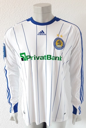 Dynamo Kyiv match shirt 2009/10, worn by croat Ognjen Vukojević