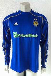 Dynamo Kyiv player issue shirt 2009/10, worn by ukrainian Anriy Yarmolenko