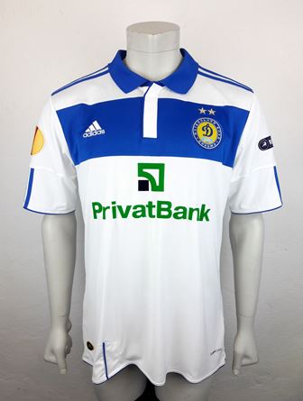 Dynamo Kyiv Kiev match shirt 10/11, worn by Andriy Shevchenko