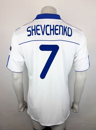 Dynamo Kyiv Kiev match shirt 10/11, worn by Andriy Shevchenko