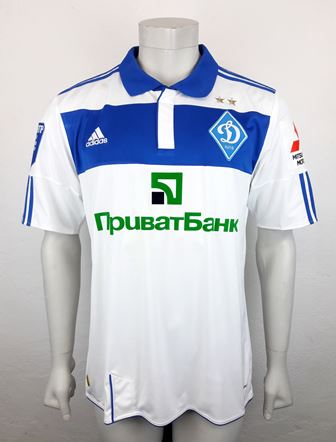 Dynamo Kyiv Kiev match shirt 11/12, worn by Andriy Shevchenko