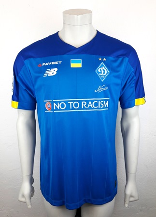 Dynamo Kyiv Kiev match shirt 18/19, worn by Artem Biesedin, made by New Balance