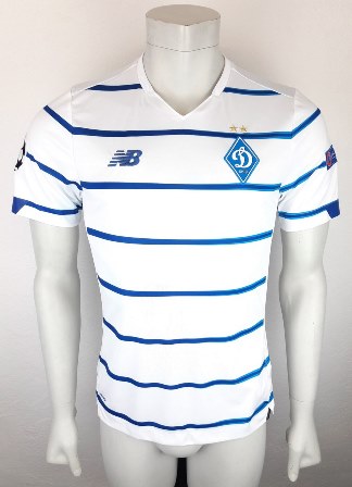 Dynamo Kyiv Kiev match shirt 20/21, worn by Vitaliy Mykolenko