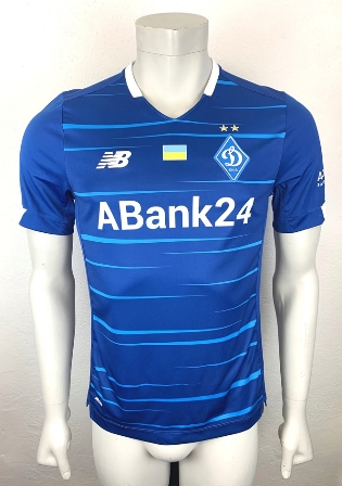 Dynamo Kyiv Kiev match shirt 21/22, worn in preseason by Vitalii Mykolenko