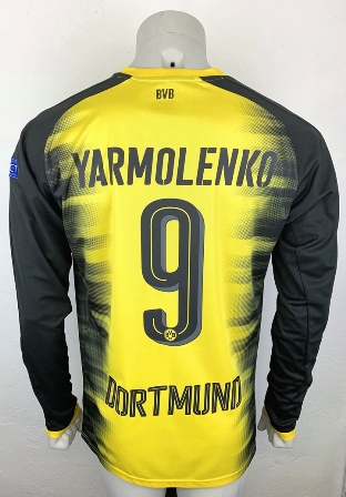 Borussia Dortmund match shirt 17/18, worn by Andriy Yarmolenko