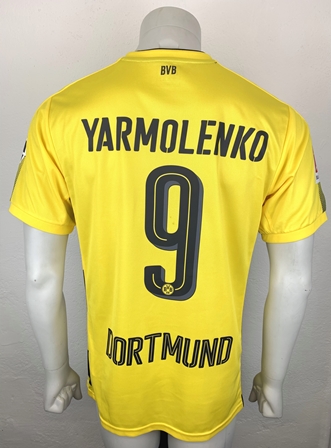 Borussia Dortmund match shirt 17/18, worn by Andriy Yarmolenko