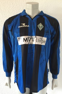 Match worn shirt SV Waldhof Mannheim 07 by ukrainian Yuriy Maksymov