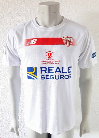 Sevilla match worn shirt, by ukrainian Yevhen Konoplyanka