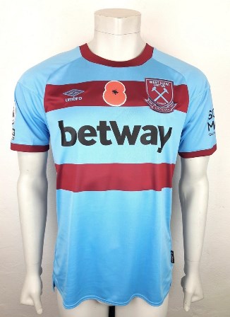 West Ham match shirt 2020/21, issued for Andriy Yarmolenko