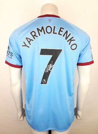 West Ham match shirt 2020/21, issued for Andriy Yarmolenko