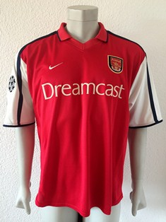 Arsenal London match worn shirt by ukrainian Oleh Luzhny