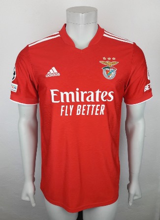 Benfica Lissabon match issue shirt 2021/22, prepared for Roman Yaremchuk