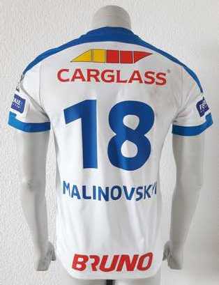 K.R.C. Genk match worn shirt, worn by Ruslan Malinovskyi